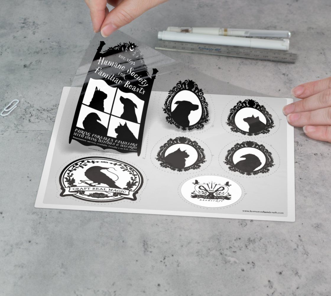 Humane Society for Familiar Beasts - Sticker Sheet