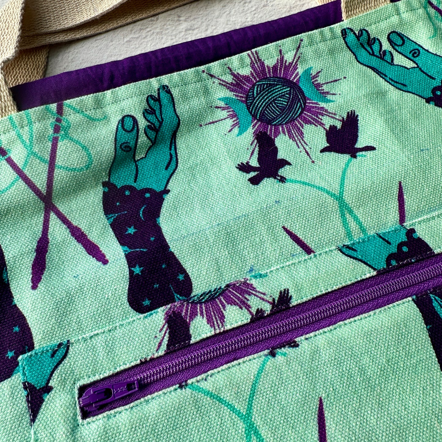 Seconds-Quality Drey Bag - Wool Magic - Light