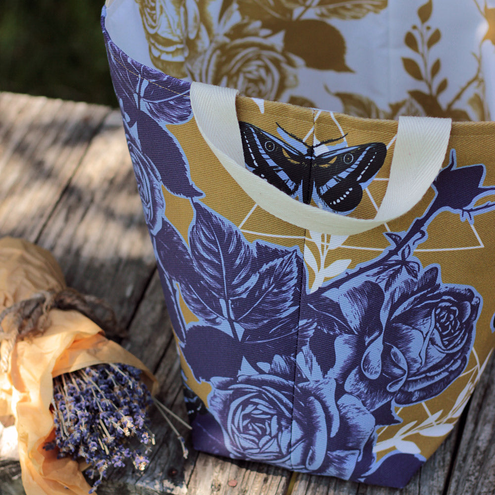 Cottage Bag - Moth Roses - Sun Garden