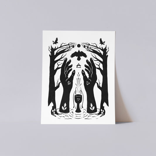 Art Print 11x14 - Elemental Magic