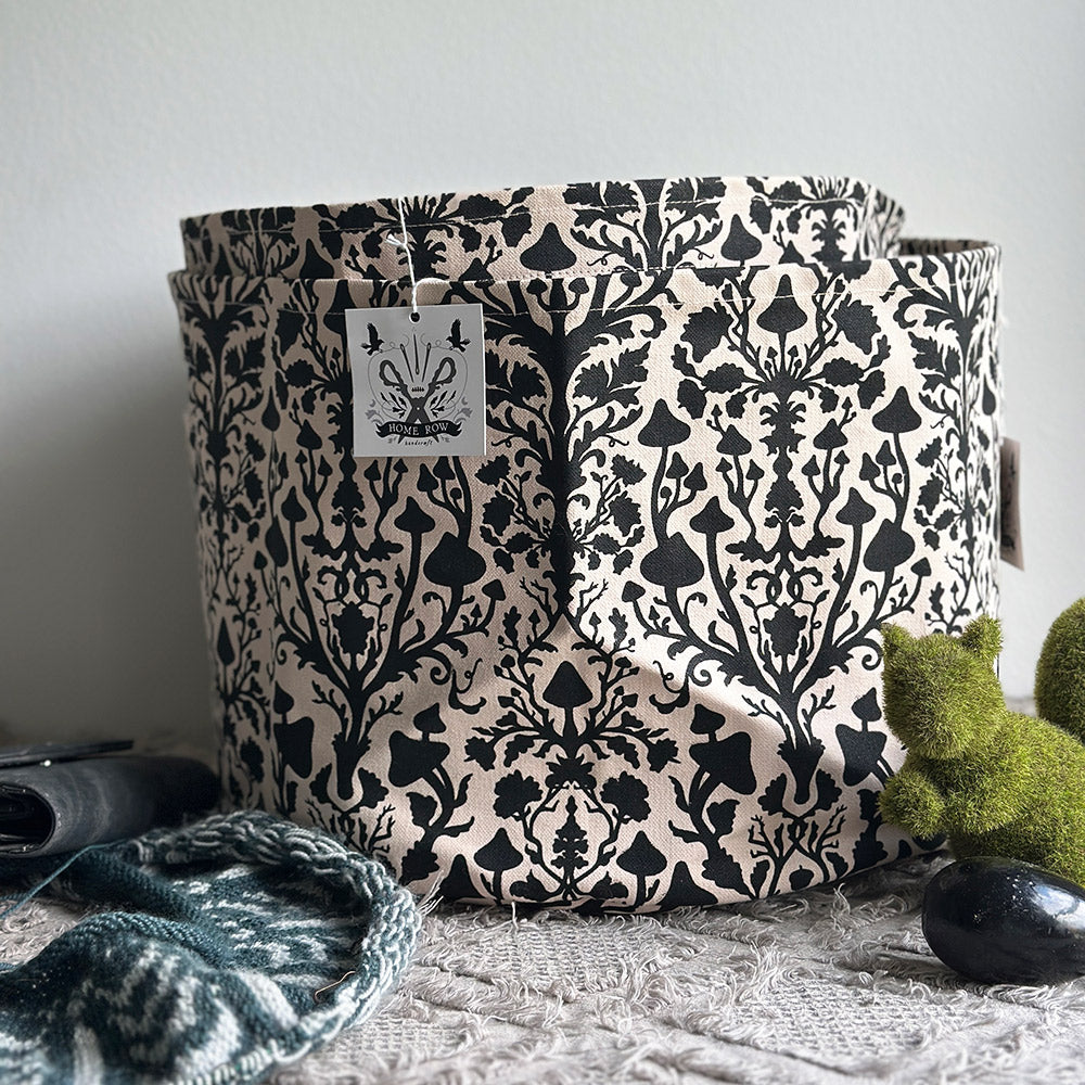 Home Basket - Victorian Mushroom Damask