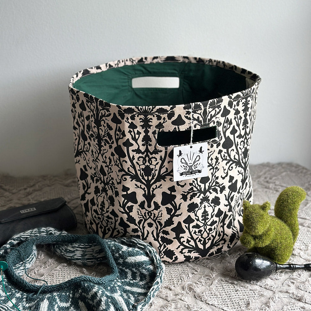 Home Basket - Victorian Mushroom Damask