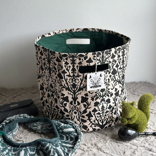 Home Basket - Victorian Mushroom Damask