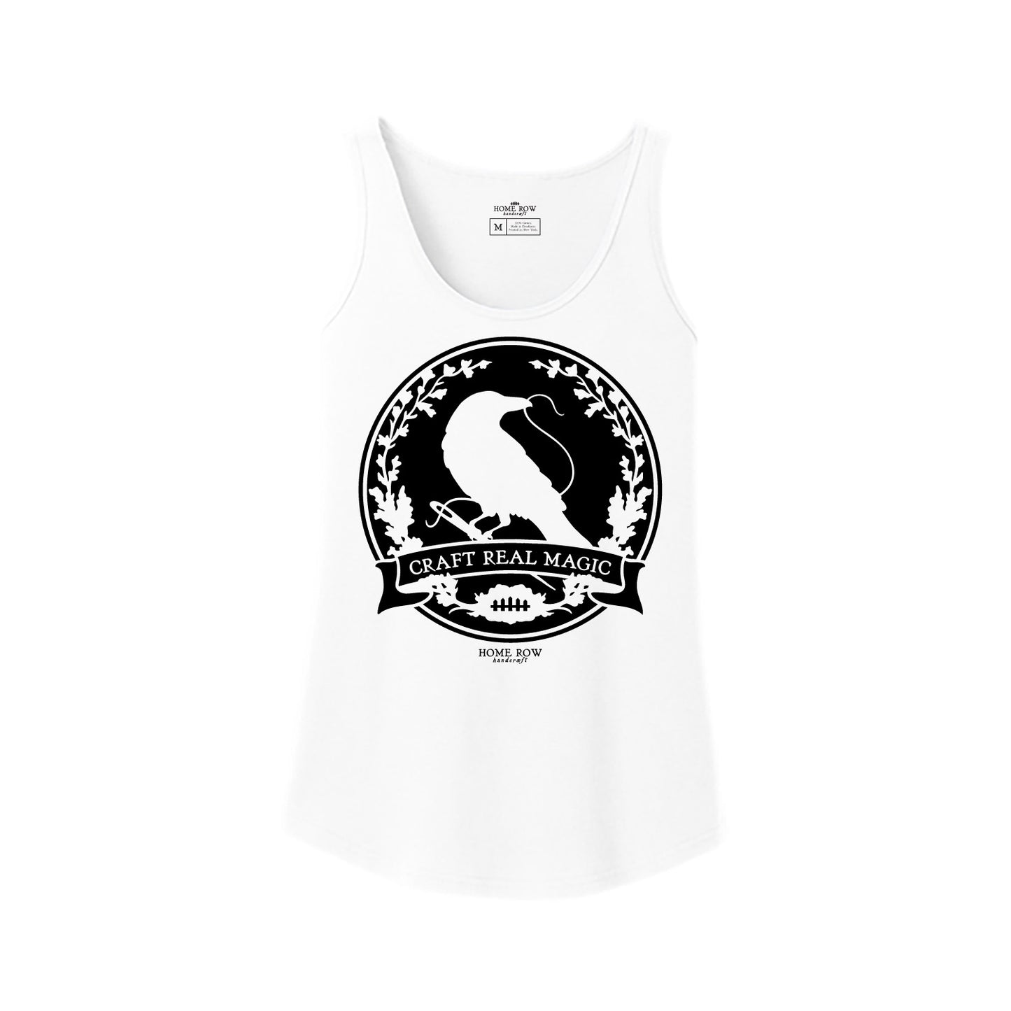 Fitted Cotton Tank - Crafty Crow