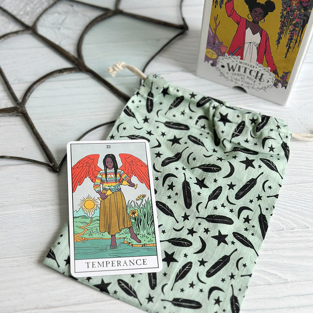 Tarot/Dice Pouch - Mint
