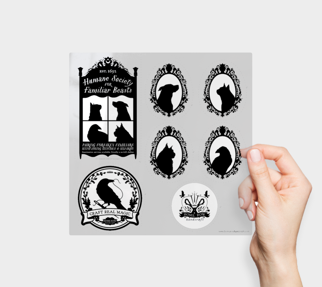 Humane Society for Familiar Beasts - Sticker Sheet