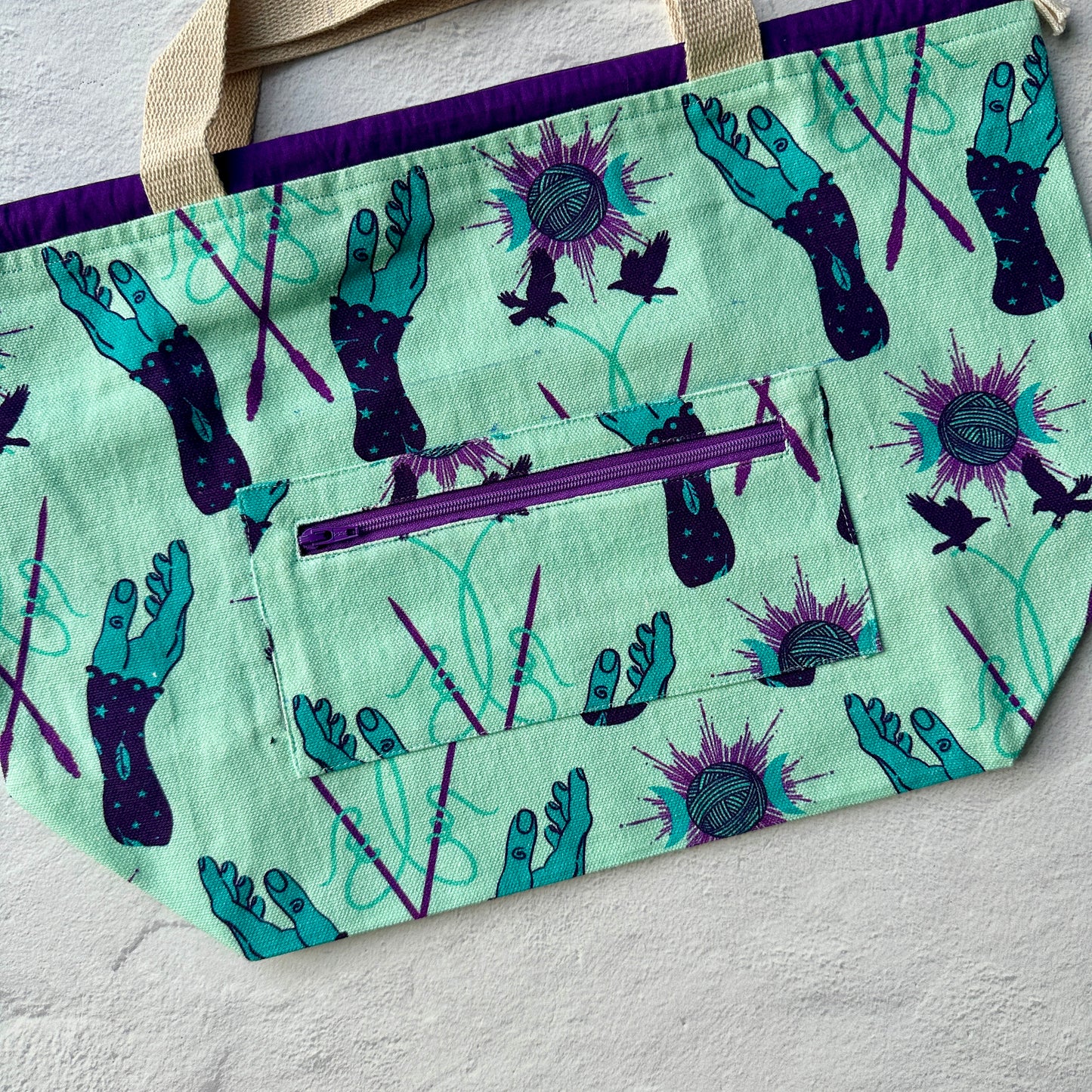 Seconds-Quality Drey Bag - Wool Magic - Light