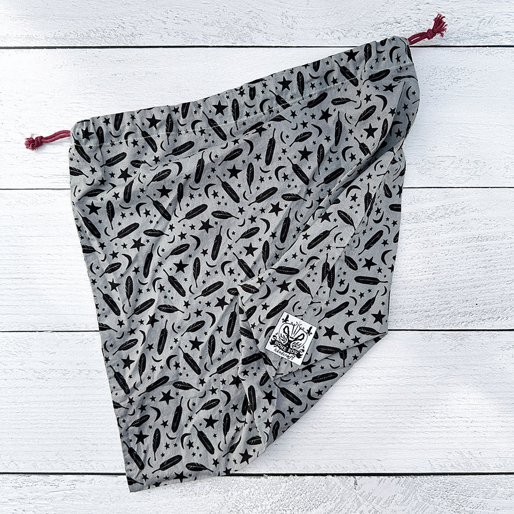 Drawstring Project Bag - Fiber Witch Festival Edition!