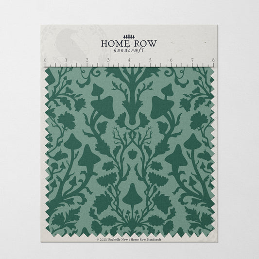 Mushroom Damask - Wintergreen Color
