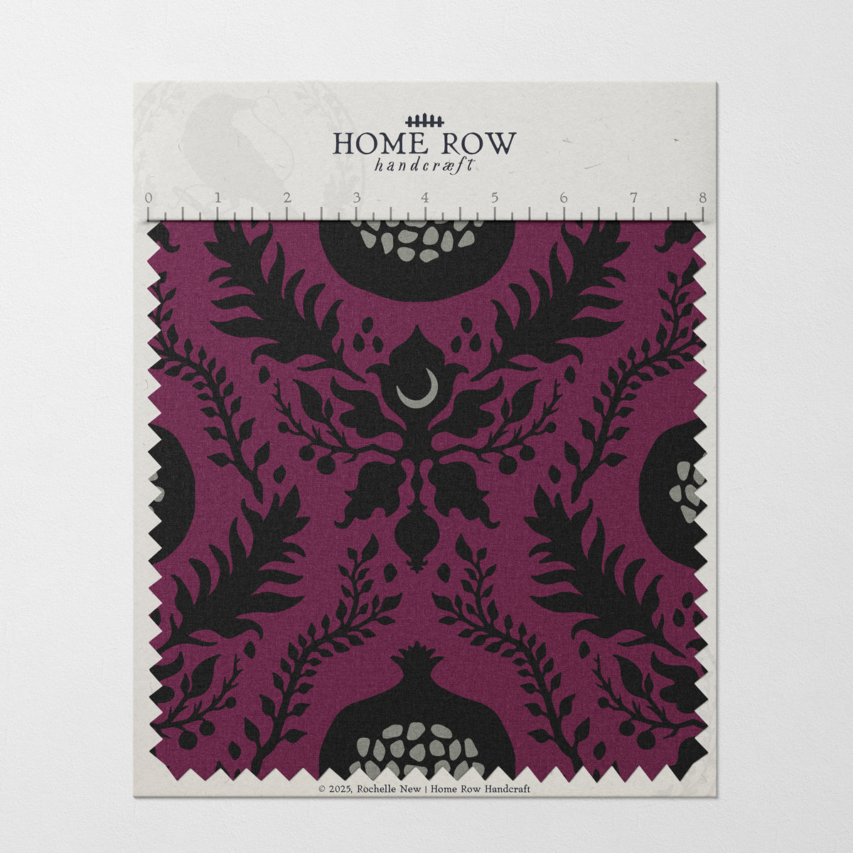 Pomegranate Damask - Winterberry Color