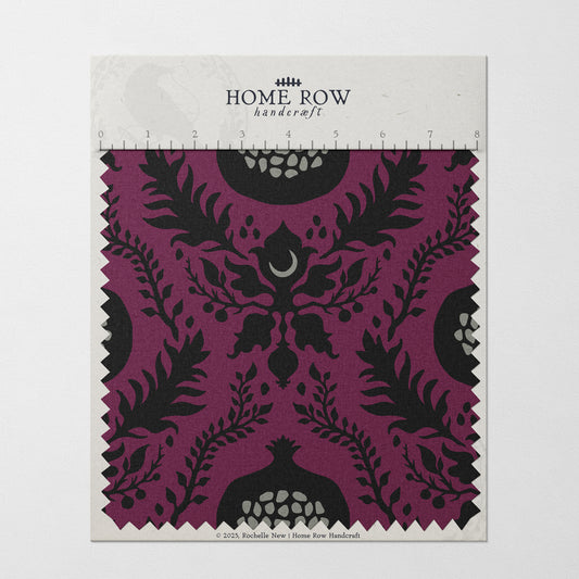 Pomegranate Damask - Winterberry Color