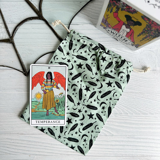 Tarot/Dice Pouch - Mint