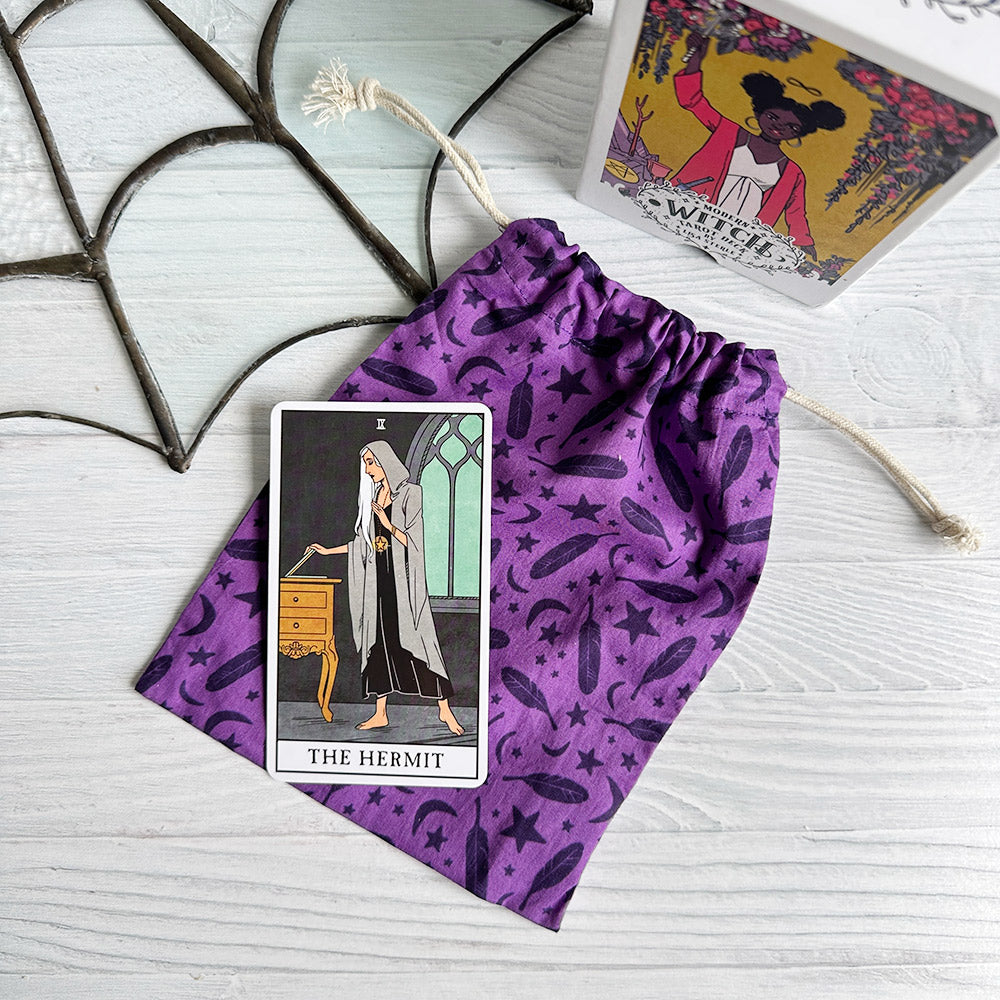 Tarot/Dice Pouch - Purple
