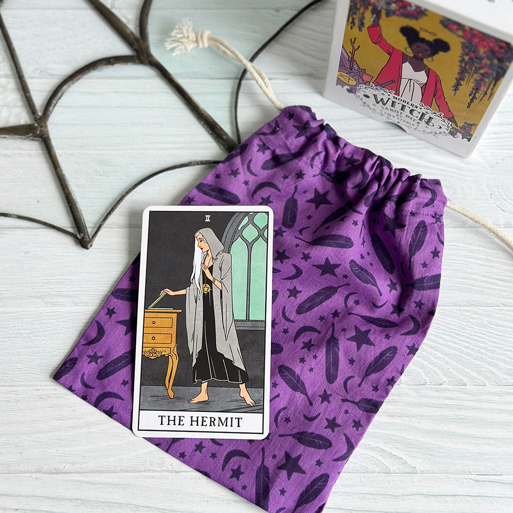 Tarot/Dice Pouch - Purple