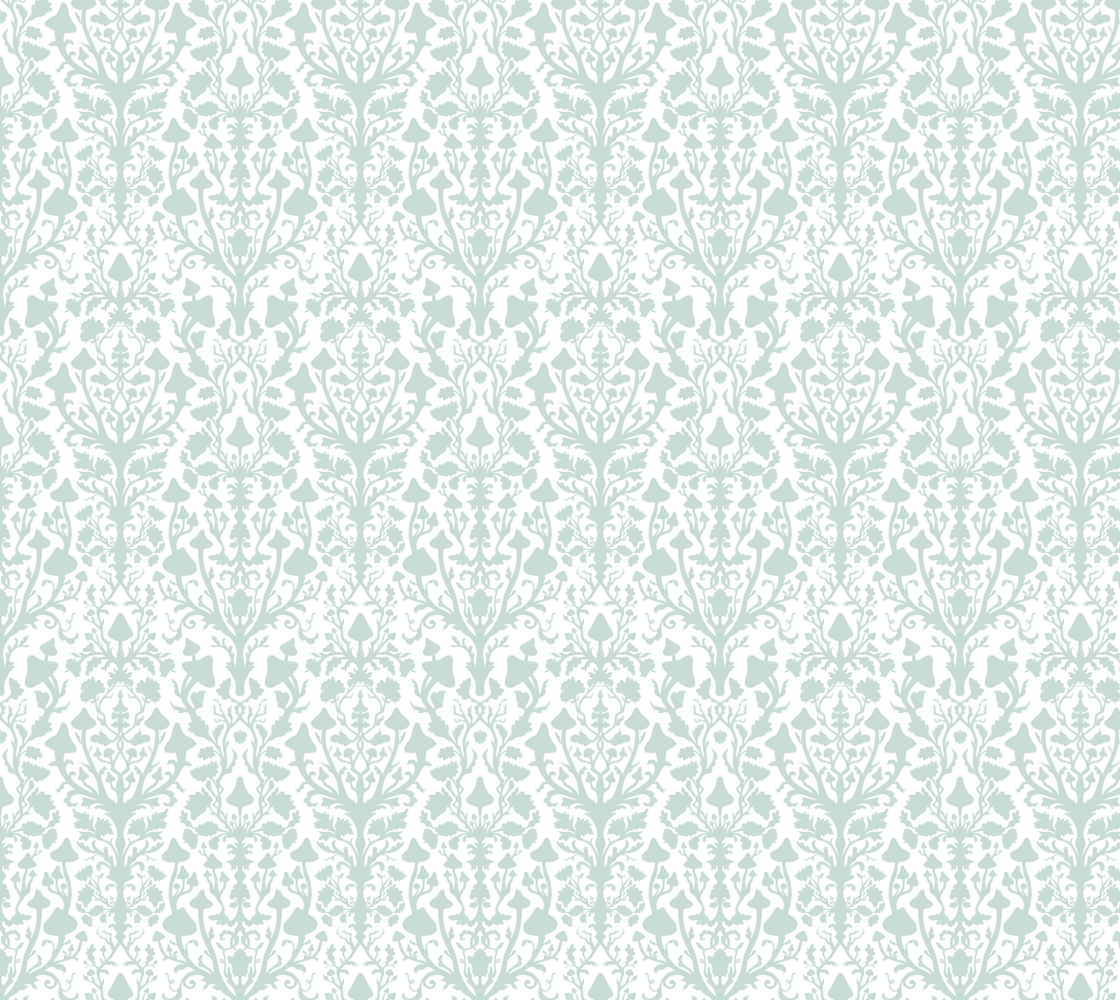 Mushroom Damask - Frost Color